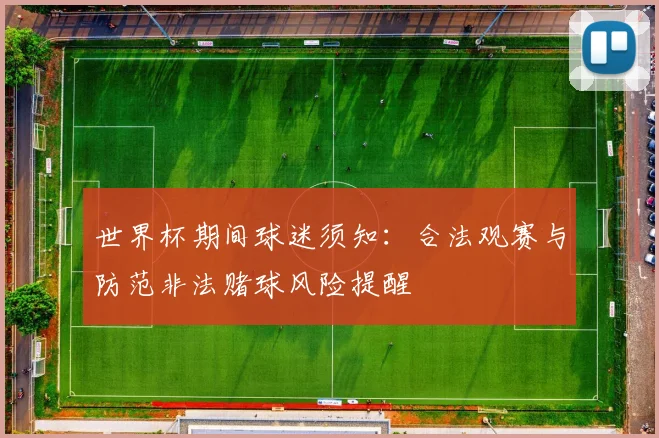 世界杯期间球迷须知：合法观赛与防范非法赌球风险提醒